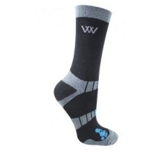 Woof Wear waffle knit bamboo short riding socks