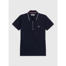 Tommy Hilfiger Harlem Short Sleeve Logo Polo Shirt Desert Sky