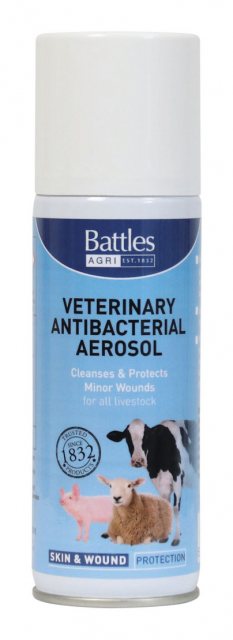 Battles Battles Veterinary Antibacterial Aerosol
