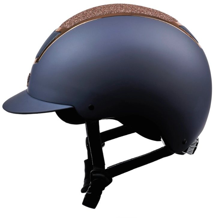 Karben Valentina Riding Hat Navy and Rose Gold Riding Hats & Helmets