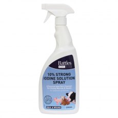 Battles Strong Iodine Spray