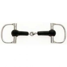 Lorina Rubber Jointed D Ring Snaffle