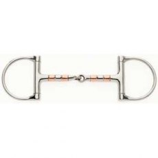 Lorina Copper Roller 'D' Race Snaffle