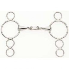 Lorina Continental 4 Ring French Link Snaffle