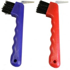 Lincoln Plastic Hoof Pick With Brush