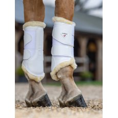 Le Mieux Fleece Lined Brushing Boots White