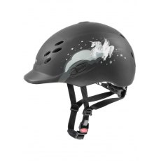 Uvex Onyxx Junior Riding Helmet Unicorn Black