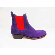 Spanish Jodhpur Boots suede: Bespoke (Violet)