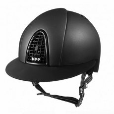 KEP Cromo Matt Black Polo Helmet Large