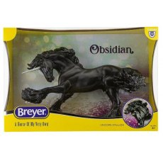 Breyer Obsidian Unicorn Stallion