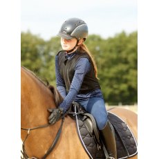 Ariat Girls Sunstopper 2.0 1/4 Zip Baselayer Navy Dot
