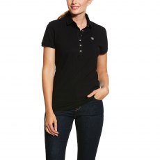 Ariat Women's Prix 2.0 Polo Shirt Black