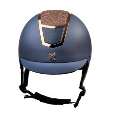 Karben Valentina Riding Hat Navy and Rose Gold