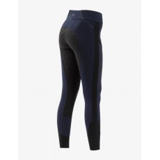 Astrid Girls Full Seat Gel Pull On Riding Tights Navy