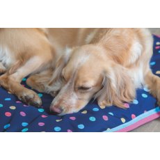 Digby & Fox Waterproof Dog Bed Tennis Ball Print