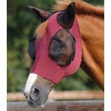 Premier Equine Comfort Tech Lycra Fly Mask Wine