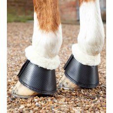 Premier Equine Carbon Tech Techno Wool Over Reach Boots Black