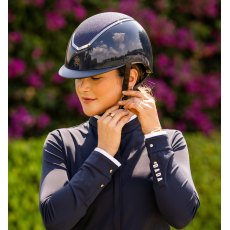 EQX Kylo Riding Hat Navy Gloss/Pewter Sparkly