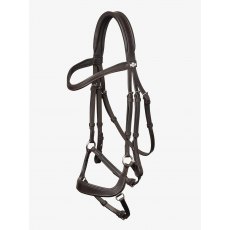 Le Mieux Arika Drop Bridle Brown/Silver