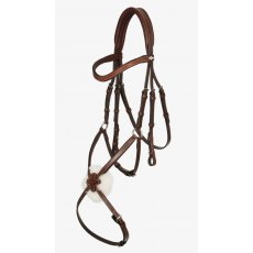 Le Mieux Arika Grackle Bridle Havana/Silver