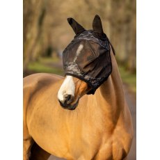 Le Mieux Visor-Tek Half Face Fly Mask Camo Brown