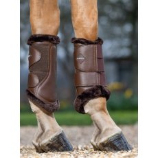 Le Mieux Fleece Lined Brushing Boots Brown