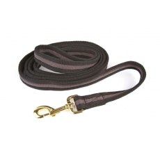 Hy Equestrian Soft Webbing Lead Rein Black/Grey