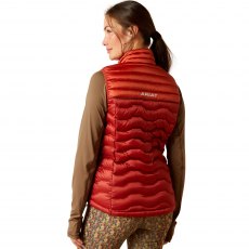 Ariat Women's Ideal Down Vest Red Ochre/Burnt Brick