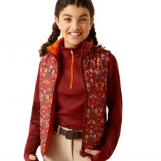 Ariat Youth Bella Reversible Vest Dala Horse