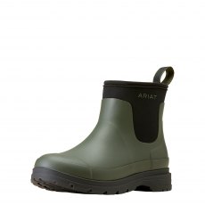 Kelmarsh Shortie Rubber Boot Dark Olive