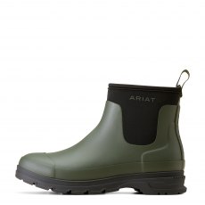 Kelmarsh Shortie Rubber Boot Dark Olive