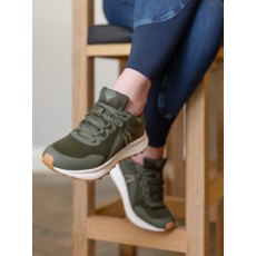 Le Mieux Trax Waterproof Trainer Khaki