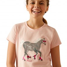 Ariat Youth Roller Pony T-Shirt Blushing Rose