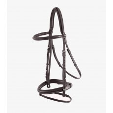 Premier Equine Delizioso Snaffle Bridle Dark Brown