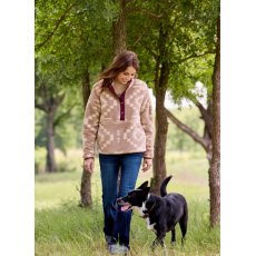 Ariat Women's Berber Snap Front Sweatshirt Lone Ridge Print