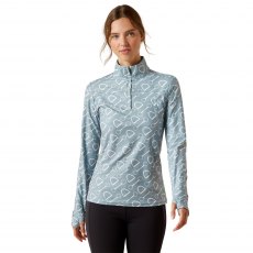 Ariat Women's Lowell 3.0 1/4 Zip Baselayer Hardware Print