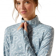 Ariat Women's Lowell 3.0 1/4 Zip Baselayer Hardware Print