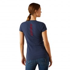 Ariat Women's BV Logo T-Shirt Navy Heather
