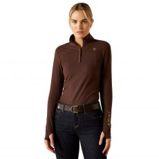 Ariat Women's Lowell 3.0 1/4 Zip Baselayer Java
