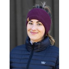 Woof Wear Ribbed Headband Plum