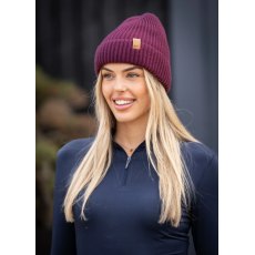 Woof Wear Ribbed Beanie Plum