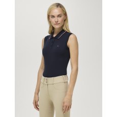 Tommy Hilfiger Cordova Sleeveless Polo Desert Sky