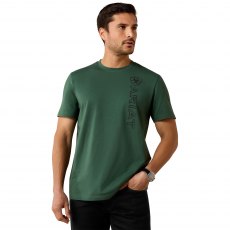 Ariat Men's Vertical Logo T-Shirt Monstera