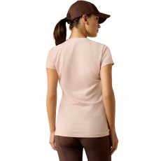 Ariat Women's Vertical Logo T-Shirt Sepia Rose