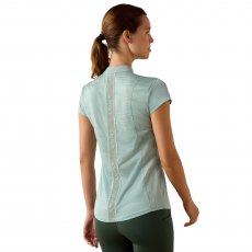 Ariat Women's Breathe 1/2 Zip Baselayer Blue Surf