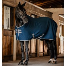 Horseware Rambo Techni Waffle Cooler Navy & Silver