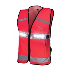 Woof Wear LED Hi Vis Riding Vest Pink