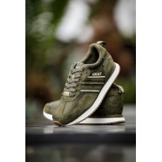 Ariat Women's Ranch Runner Waterproof Trainer Olive Night