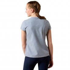 Ariat Kids The Logo T-Shirt Blue Grey Heather Ariat Kids The Logo T-Shirt Blue Grey Heather