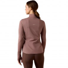 Ariat Women's Gridwork 2.0 1/4 Zip Baselayer Twilight Mauve